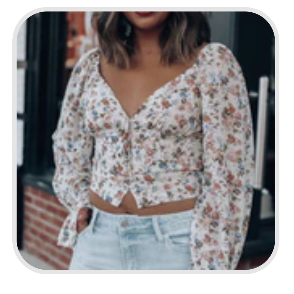 Southern Alternative Rise Up Floral Blouse